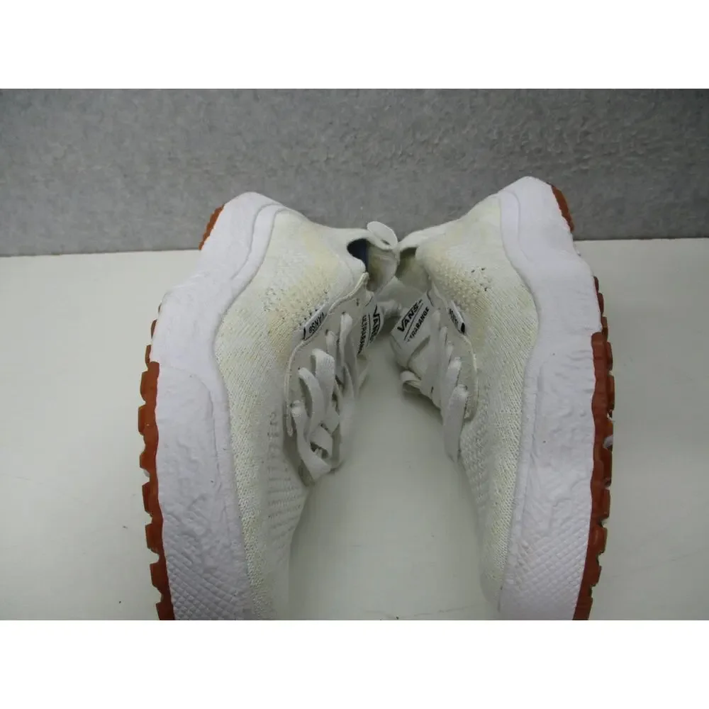 Vans UltraRange VR3 Beige White Knit Sneakers Shoes Womens Sz 8